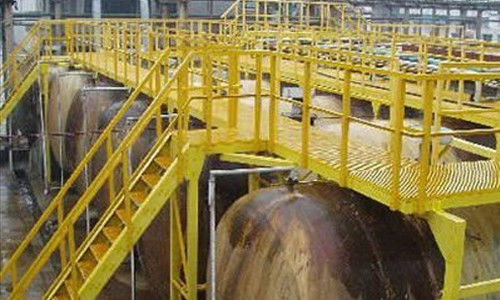 ASTM 섬유 유리는 플라스틱 회절격자 FRP 보도 회절격자 부식 저항성을 보강했습니다