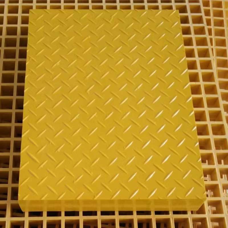 맞춤형 FRP Grating 패턴 커버 플레이트 FRP 그릴 플레이트 바닥 패널을위한 도보 격리